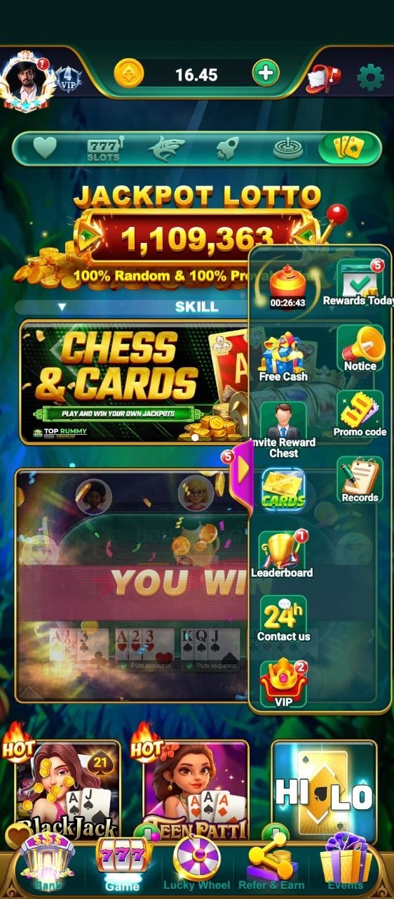 Casual Games inside Top Rummy